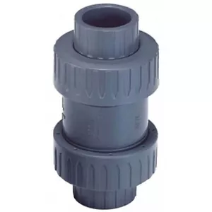 Basiks TBC360-100EPT-PV EPDM 1" PVC Check Valve - Picture 1 of 1