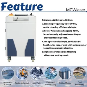 1500W Handheld Laser Cleaning Mchine Oil Paint Removal Raycus Laser Cleaner - Bild 1 von 16