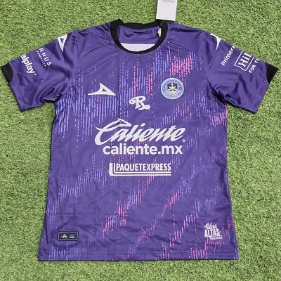 Camiseta de fútbol para hombre Pirma Mazatlán Home 24-25 púrpura-blanco-negro Foto 1 de 4