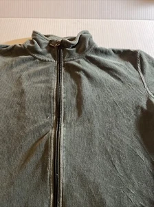Womens JENNIFER MOORE PETITES Gray Velour Zip Up Jackets Size P - Picture 1 of 3