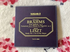 BRAHMS - BALLADS EARL WILD - PIANO (VANGUARD 10006) OPEN REEL @ 7-1/2 IPS *MINT* - Picture 1 of 5