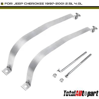 2 correas de tanque de combustible para Jeep Cherokee 1997-2001 2,5 L 4,0 L gasolina deportivo utilitario Foto 1 de 4