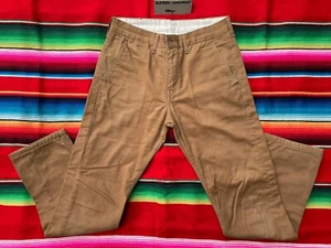 LEVIS 505 men's brown Regular Straight Fit Trouser lined chino pants 32 x 31.5 - Picture 1 of 8
