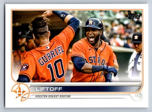 Tarjeta de béisbol 2022 Topps #110 Liftoff CC, CL de los Astros de Houston - Imagen 1 de 2