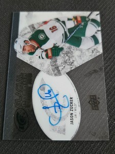 2016-17 UPPER DECK UD ICE JASON ZUCKER GG-JZ GLACIAL GRAPHS AUTO AUTOGRPAH