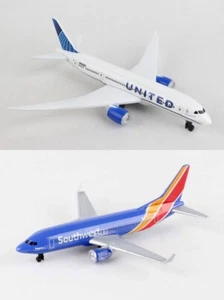 United, Southwest Airlines Diecast Airplane Package Two 5.5" Diecast Planes - Picture 1 of 3
