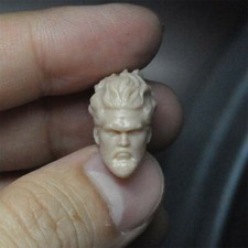Blank 1/18 Scale Aquaman Jason Momoa Head Sculpt Unpainted Fit 3.75" Figure