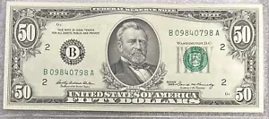 1969 New York B Note $50 Dollar Bill 50BL82 - Picture 1 of 2