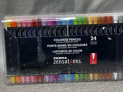 Цветные карандаши Zebra Zenations 24 шт в упаковке в ассортименте 045888081246 - Изображение 1 из 4