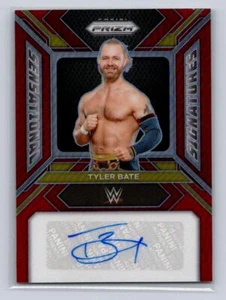 2024 Prizm WWE #SS-TBA Tyler Bate -Sensational Signatures Red 23/99-NXT - Picture 1 of 2