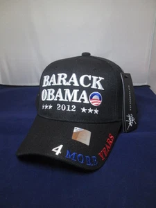 New president Barack Obama 2012 baseball cap- BLACK - Picture 1 of 8
