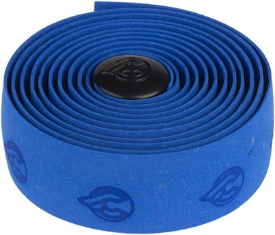Cinelli Gel Ribbon Handlebar Tape with Vibra-Absorb Gel, Natural Cork, Blue - Image 1 of 2