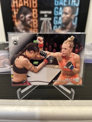 2015 Topps UFC Knockout Holly Holm RC #100 RARE - Image 1 of 2