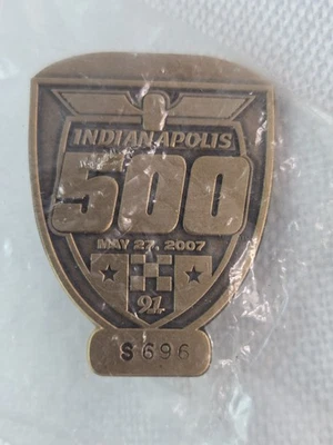 Indianápolis 500 2007 bronce S696 insignia de pozo Dario Franchitti Andretti verde  Foto 1 de 4