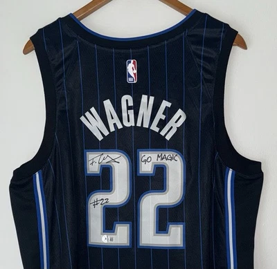 Franz Wagner Signed Orlando "GO MAGIC" Autographed NBA Nike Swingman Jersey BAS - Image 1 of 4