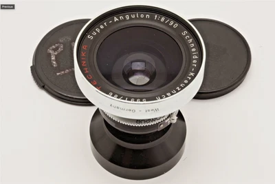 90MM 90/8 SCHNEIDER SUPER ANGULON LINHOF SELECCIONADO EN SYNCHRO-COMPUR/156527 Foto 1 de 4