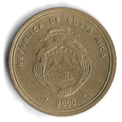 2000 Costa Rica 100 Colones World Coin - KM# 240 - Image 1 of 2
