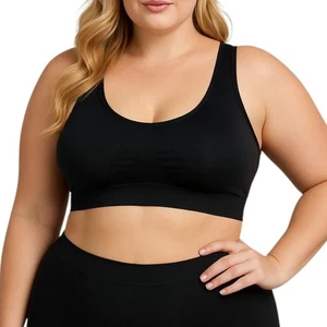 Sujetador modelador cómodo todo el día negro Empetua by Shapermint para mujer talla 3X nuevo con etiquetas - Imagen 1 de 10