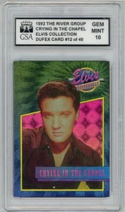 1992 The River Group ELVIS PRESLEY Crying in the Chapel 12 of 40 GSA 10 O187 - Picture 1 of 3