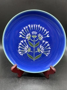 Gudrum Sjoden blau Blumen Teller 7" Durchmesser - Bild 1 von 4