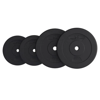 GYRONETICS® Hantelscheiben 30kg Set Gewichtsscheiben Hantelset Krafttraining