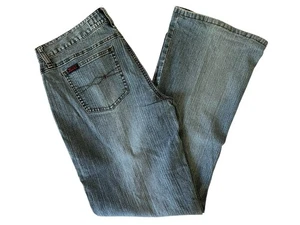 Pantalones de mezclilla Mudd para mujer 11 estilo 4CRE48K pierna acampanada 32 x 29 cremallera - Imagen 1 de 12