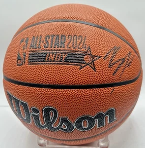 Karl Anthony Towns Signed 2024 NBA All Star Game Basketball Knicks PSA/DNA COA - Picture 1 of 5