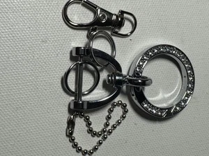 Kristall Auto Schlüsselanhänger für Damen Frauen Strass Schlüssel Silber - Bild 1 von 4