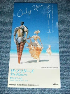 PLATTERS Japan 1991 NM Tall 3" CD Single ONLY YOU - Imagen 1 de 5