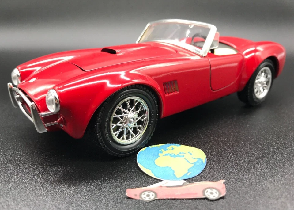 Bburago Shelby Cobra 427, automodello scala 1:24 - 1:25, vintage (1447) - Immagine 1 di 4