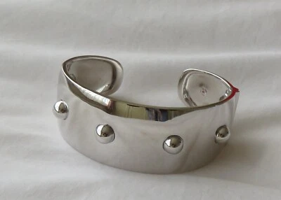 ELLE Sterling Silver bangle - hidden Ruby - Image 1 of 4