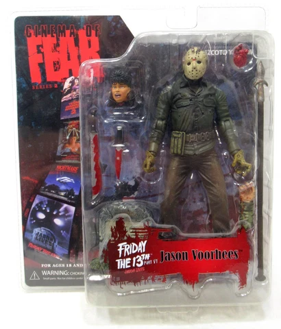 2008 Mezco Cinema of Fear 2 Friday the 13th Part 6 Jason Voorhees 7" Figure NIP Cover