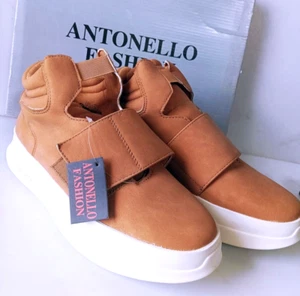 NEW Modern Apricot Antonello fashion Men's Casual Ankle Boots Size 8, 9 - Picture 1 of 5