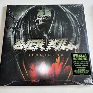 OVERKILL  Ironvound Limited Splatter Sealed Vinyl Sealed - Picture 1 of 4
