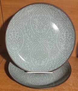 PTS / 222 Quinto piatto insalata CHANDI BLUE set di 2, 8 1/4", gres, ottimo - Foto 1 di 8