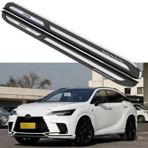 Running Board Fits for Lexus New RX 2022 2023 UP Side Step Fixed Stairs Nerf Bar - Picture 1 of 6