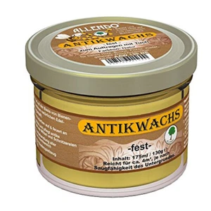 Allendo Antikwachs fest farblos Auf Basis von Bienenwachs Glas 130g - Picture 1 of 1