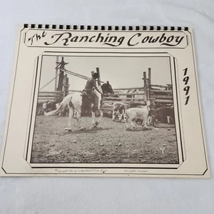 Vintage 1991 Ranching Cowboy Kalender Lemhi, Idaho Top Zustand  - Bild 1 von 7