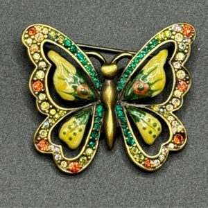 Jay Strongwater Butterfly Brooch - Picture 1 of 7