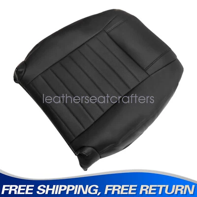 New Passenger Top Leather Seat Cover Black Fits 2005-2009 Ford Mustang GT Deluxe - Изображение 1 из 4