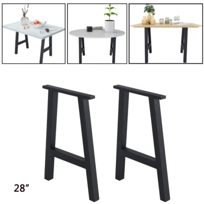 28" inch Metal Table Legs Thickened Dining Table Bench Desk Legs Furniture - Image 1 of 4