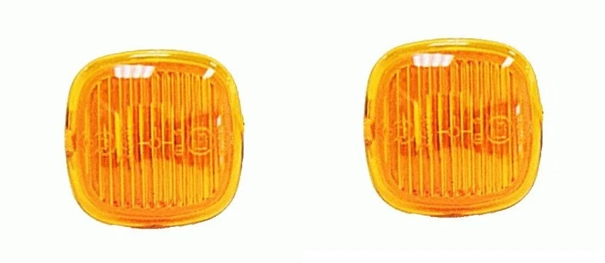 Audi A4 luzes indicadoras laterais âmbar sinal de seta 1994 - 1999 conjunto ESQUERDA + DIREITA - Imagem 1 de 1