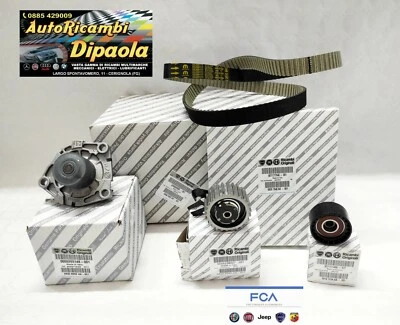 KIT DISTRIBUZIONE + POMPA ACQUA ORIGINALE FIAT 500L 500X TIPO RENEGADE 1.6 MJT - Immagine 1 di 3