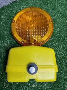 Empco-Lite Modell 100 gelb Bernstein Barrikade Vorsicht Licht Vintage ungetestet - Bild 1 von 19