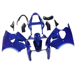Gloss Blue Fairings For Kawasaki Ninja ZX6R 2000 2001 2002 Injection Fairing Kit - Picture 1 of 8