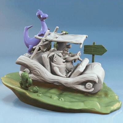 3D print figure The Flintstones 1/16 16cm  Model Kit Unpainted Unassembled GK - Image 1 of 4