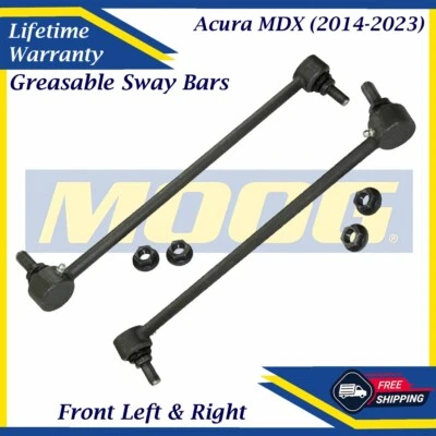 Barras estabilizadoras delanteras engrasables MOOG OEM para Acura MDX 2014-2023 garantía de por vida Foto 1 de 4
