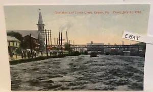 1912 EXPORT PA. RARE TURTLE CREEK FLOOD CHURCH WESTMORELAND COAL CO NEW POSTCARD - Picture 1 of 1