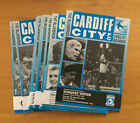 Cardiff City Home Programmes 1990/91 - Select from the drop down list