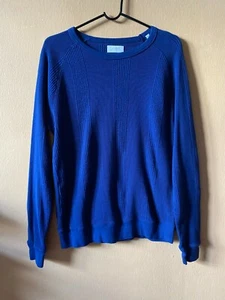 Saturdays New York City Blue 100% Cotton Long Sleeve Top Size Small - Picture 1 of 3